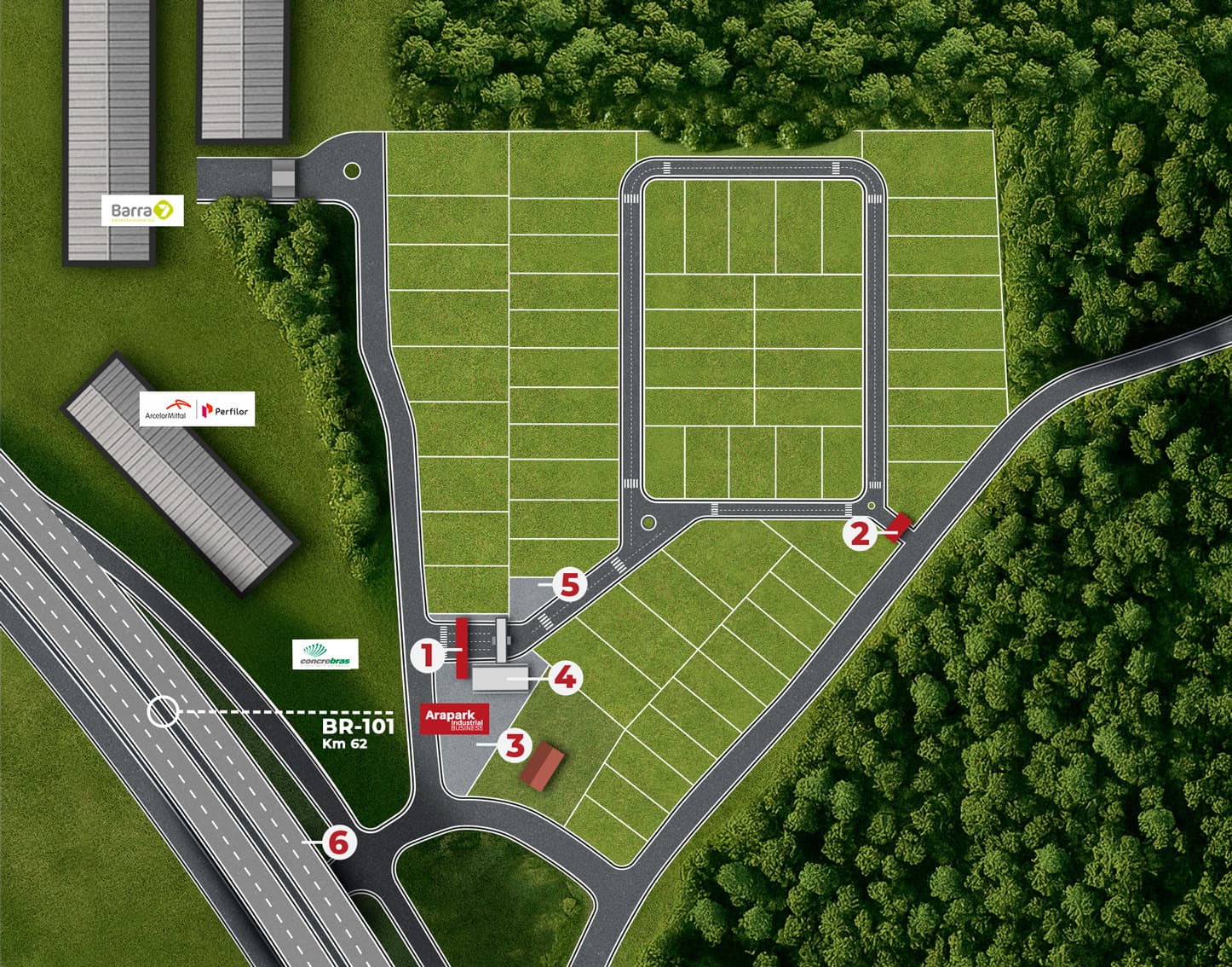 Masterplan do Arapark